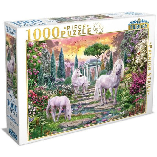 Tilbury Classical Garden Unicorns Puzzle 1000pc   