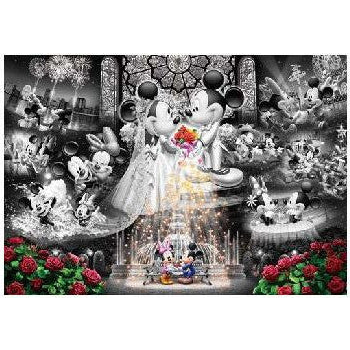 Tenyo Puzzle Disney Mickey & Minnie Forever Promise Wedding Dream Frost Art Puzzle 1,000 pieces   