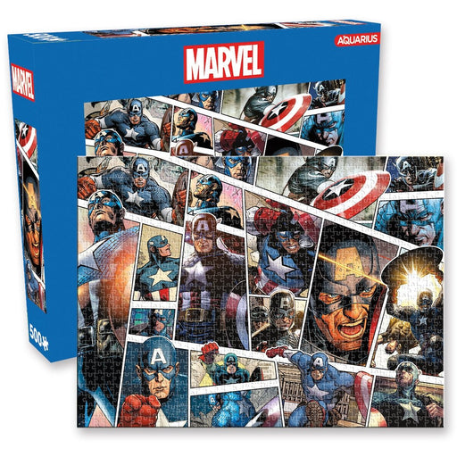 Aquarius Puzzle Marvel Captain America Panels Puzzle 500 pieces   