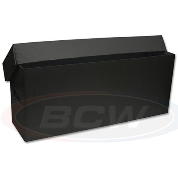BCW Storage Box Long Comic Book Box Plastic Black   
