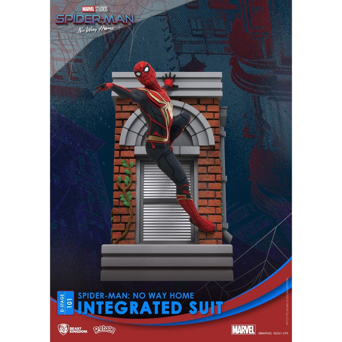 Beast Kingdom D Stage Spiderman No Way From Home Spiderman Integrated Suit (Closed Box Packaging)   