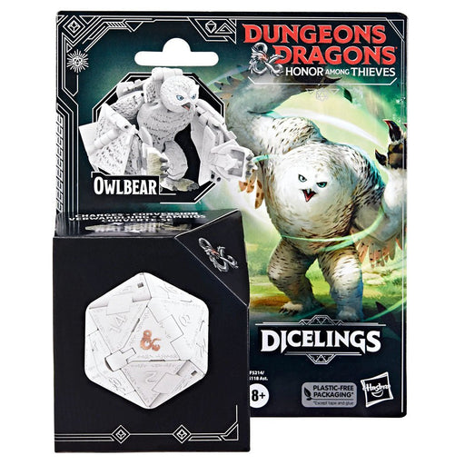 D&D Dicelings White Owlbear   