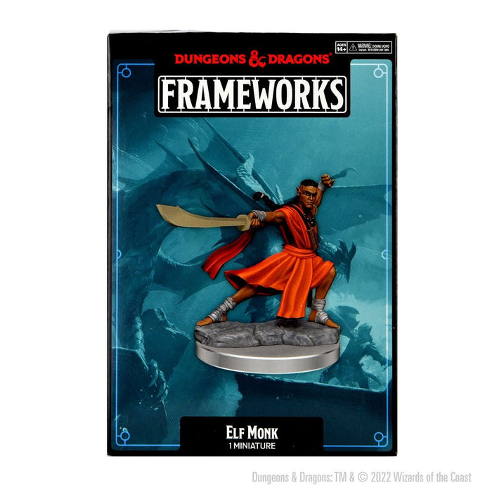 D&D Frameworks Elf Monk Male   
