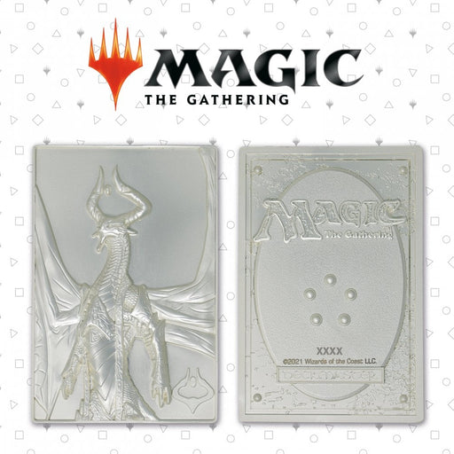 Magic the Gathering Limited Edition Silver Plated Nicol Bolas Metal Collectible   