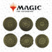 Magic the Gathering Set of 6 Limited Edition Mana Symbol Pin Badges   