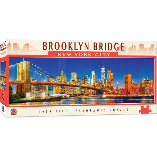 Masterpieces Puzzle City Panoramic Brooklyn Bridge, NYC Puzzle 1,000 pieces   